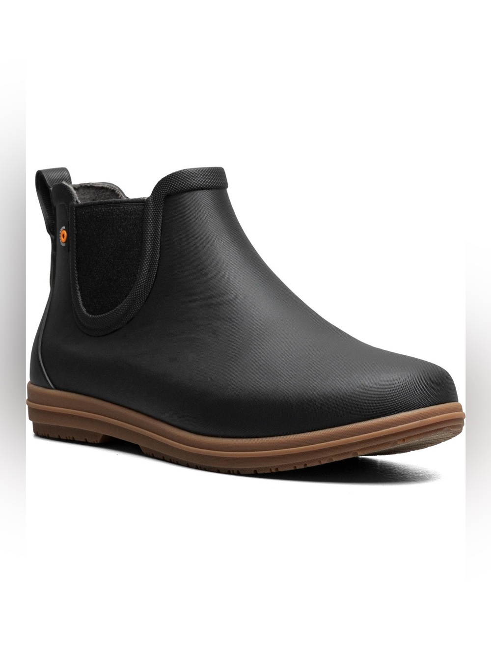 Bogs Women’s Sweetpea II Chelsea Waterproof Rain Boots Black Ankle Booties 8 - Picture 2 of 12
